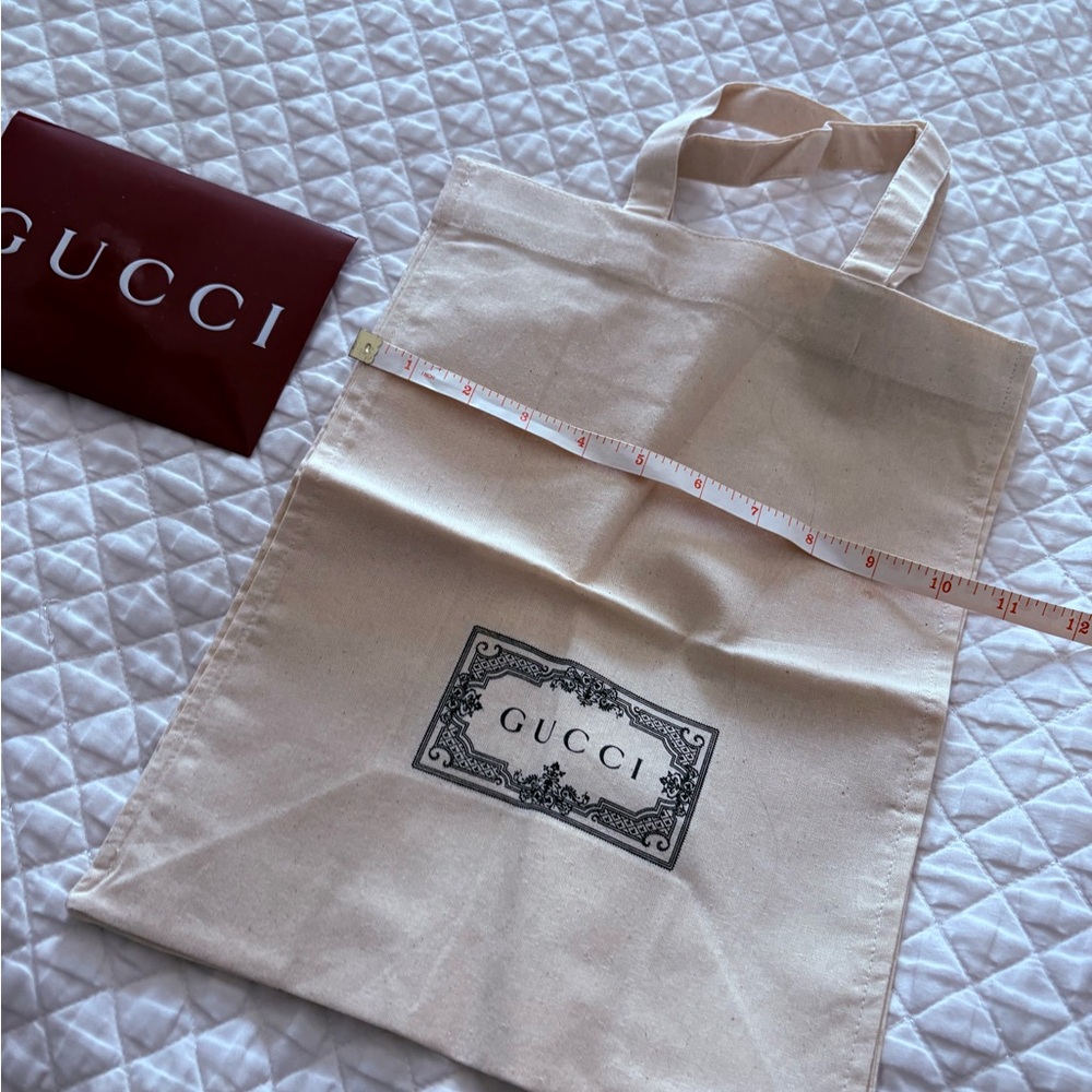Gucci Beige Canvas Tote Bag